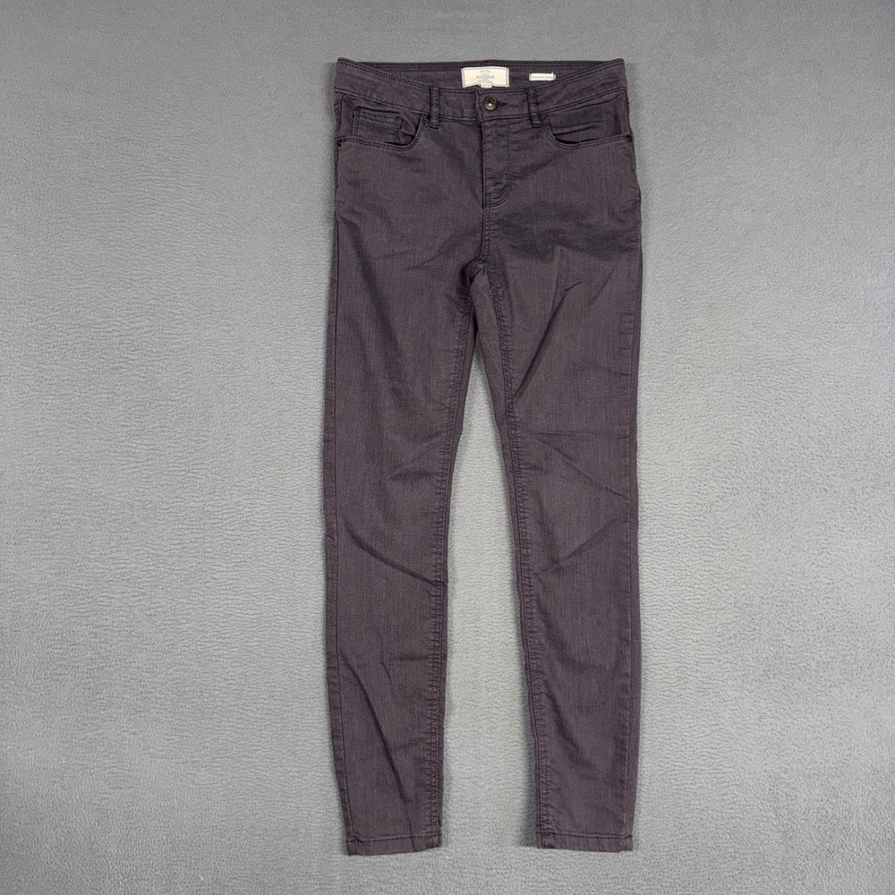 Fat Face Jeans Womens 6 Gray Casual Five Pocket Jegging Skinny Stretch Cotton